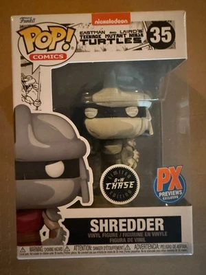 Funko POP! Eastman And Lairds Teenage Mutant Ninja Turtles Shredder B+W Chase 35 - Image 1 of 3