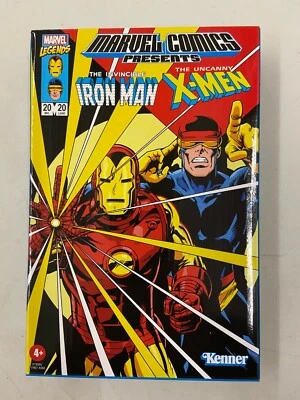 Figuras exclusivas de Iron Man y Cíclope Hasbro Pulse retro de 3,75" de Marvel Legends Foto 1 de 4