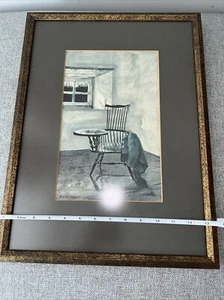 1960s Andrew Wyeth “Early October" Framed Art Print - Picture 1 of 6