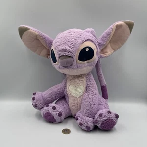 Disney Paris Lilo & Stitch Angel Plush Toy – Fluffy Soft Stitch Girlfriend - Picture 1 of 7