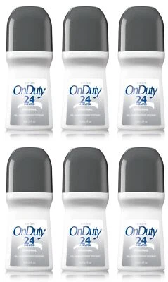 Desodorante antitranspirante roll on original 24 horas Avon On Duty 2,6 oz. (Pack de 6) Foto 1 de 3