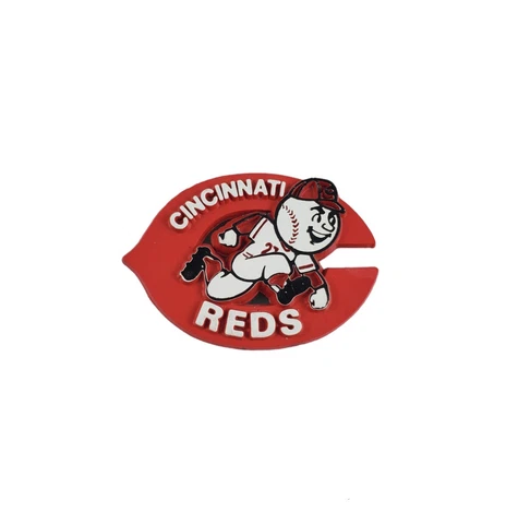 CINCINNATI REDS Vintage Old MLB RUBBER Baseball FRIDGE MAGNET Standings Board Cover