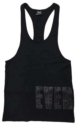 Camiseta sin mangas Everlast estilo logotipo 3D negra para hombre talla M cuello redondo Foto 1 de 4