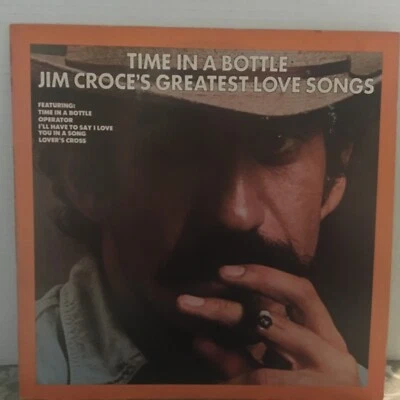 JIM    CROCE       LP      TIME IN A BOTTLE , GREATEST LOVE SONGS  ( PROMO) - Image 1 of 4