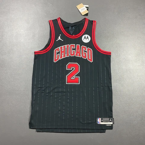 100% Authentic Lonzo Ball Nike Bulls Statement Jersey Size 48 L Motorola Cover