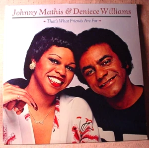Johnny Mathis & Deniece Williams Near Mint Lp - That’s What Friends Are For 1978 - Picture 1 of 3