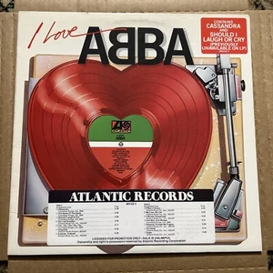 ABBA I Love Abba PROMO Numbered Timing Strip Hype Gold Stamp Mint Unplayed LP - Picture 1 of 4