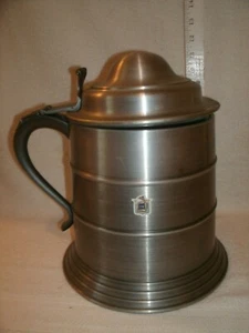 Vintage Ice Bucket Stein Tankard Shape With Lid 12"  Lined Ice Man cave italy - Picture 1 of 6