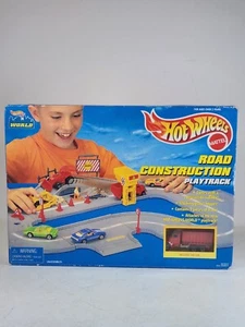 Vintage Hot Wheels World Road Construction Playtrack 1996 - Factory Sealed - Picture 1 of 8