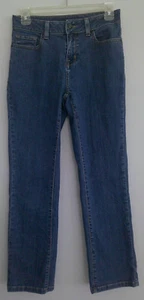 L.L. Bean Damen Classic Fit Blau Denim Jeans Größe 2 PET - Bild 1 von 13