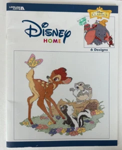 DISNEY HOME #3365 CLASSICS CROSS STITCH 6 DESIGNS LEISURE ARTS DUMBO BAMBI + VG - Picture 1 of 2