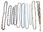 Vintage Costume Jewelry Lot- 10 Necklaces  From  20"-32"  Beaded (lot Of 10)