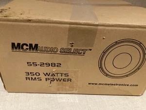 MCM 55-2982 12” Sub Speaker 350 Watts, 2.5 Voice Coil, 8ohm, 67oz Magnet NEW O/B - Picture 1 of 6