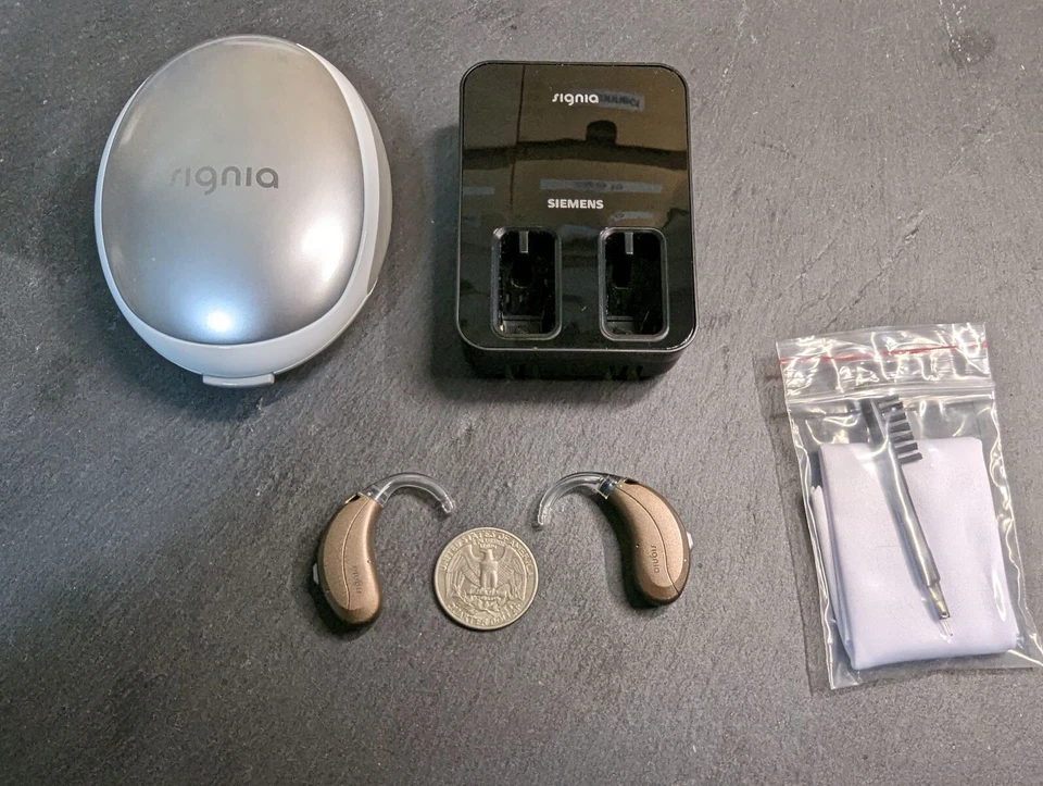 Signia Motion 1 NX Charge&GO miniBTE hearing aids Wireless App control+Charger - Image 1 of 1