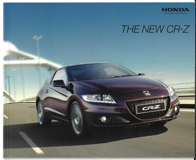 Honda CR-Z Hybrid 2013-14 UK Market Sales Brochure 1.5 IMA Sport GT - Image 1 of 3