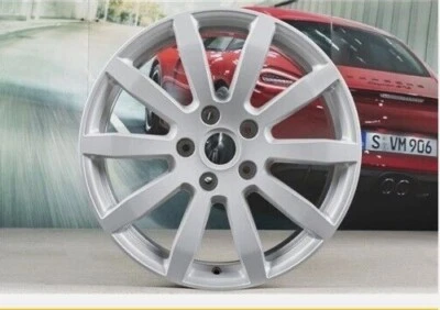 OEM 19” Porsche Cayenne S REAR Wheel Rim 19"x9.5" 9Y0.601.025.BA    - Image 1 of 2