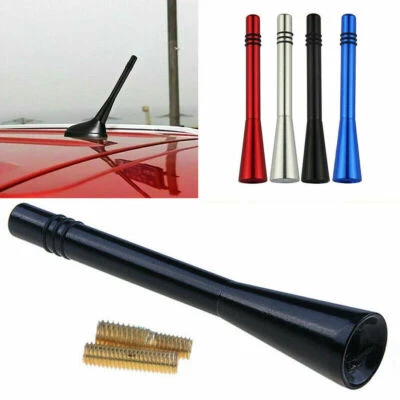 1x Car Short Stubby Antenna Aerial AM/FM Radio Mast Screw Type Tool Accessories - image 1 of 4