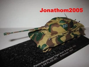 CHAR - TANK PANZERKAMPFWAGEN TIGER - ARDENNES 1944 au 1/72° - Imagen 1 de 3