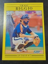 1991 Fleer Baseball #499 Craig Biggio *BUY 2 GET 1 FREE*