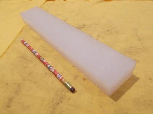 "BARRA DE POLIPROPILENO plástico mecanizable lámina plana de polipropileno 1/4"" x 2"" x 12"" - Imagen 1 de 1