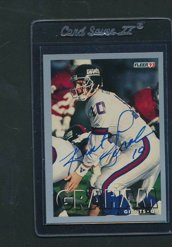 1993 Fleer #397 Kent Graham Giants Signed Auto *B9178 - Image 1 of 1