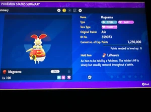 Pokemon Scarlet And Violet Magearna (Original) 5IV Battle Ready Fast Delivery! - Picture 1 of 4