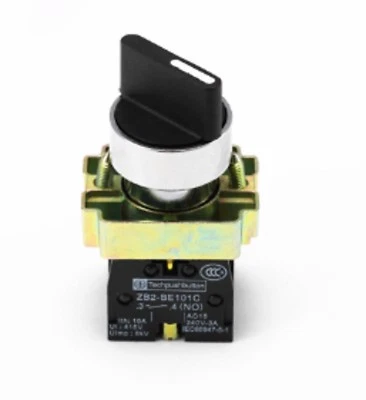 GENERIC `22mm 2 Position 2x NO Connection Maintained Select Selector Rotary Switch MTL