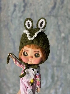 Sombrero para muñeca Blythe, lindo sombrero de cocodrilo, sombrero para Qbaby, ropa para Blythe - Imagen 1 de 7