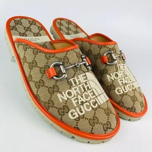 Gucci GG SupremeTHE NORTH FACE Horsebit Canvas Hausschuhe G 8 US 8,5 - Bild 1 von 11