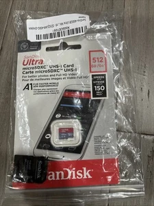 Micro SD SanDisk Ultra 512 Go neuve - Photo 1 sur 2