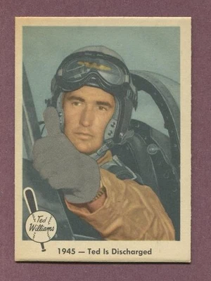 1959 FLEER TED WILLIAMS #25 - 1945 TED IS DISCHARGED - NM (2873) - Image 1 of 2