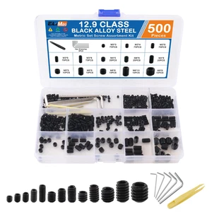 500PCS Set Viti, 13 Misure Set Metrico Kit Assortimento Viti, M3, M4, M5, M6, M8  - Foto 1 di 12