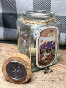 Jar Of Many Things: Midnight Drink _ Dice Trinkets Jar, Acrylic Dice, D&D - Picture 1 of 4
