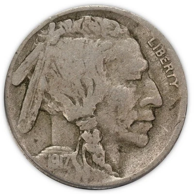 1917 S Buffalo Nickel- 2 Feathers FS-401 ANACS - Image 1 of 3