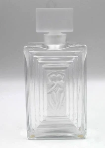 Lalique Kristall Art Deco Duncan Damen großer 7 3/4" Parfüm Flakon #3 Karaffe - Bild 1 von 6