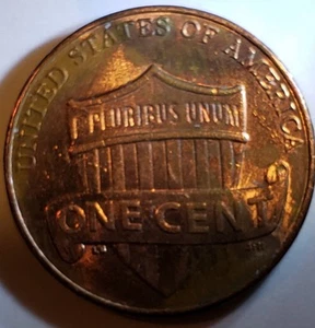 2014d Lincoln Shield Cent,Alloy Mix,Die Clash,Mint Error,Rare Coin,big Error - Picture 1 of 5