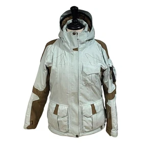 Rossignol Women's Down Hill Snow Ski Jacket Teal Green Removable Hood Pockets - Picture 1 of 24