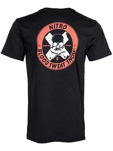 Nitro Sweat and Snow, Wicking Tech Short Sleeve T-Shirt, Men's Large, Black  - Picture 1 of 2