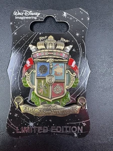 WDI DISNEY S.E.A. SOCIETY OF EXPLORERS & ADVENTURERS CREST COLOR PIN LE 250 - Picture 1 of 6