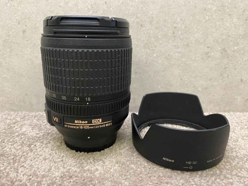 Nikon Nikkor AF-S 18-105mm f/3.5-5.6G ED VR Telephoto Lens - image 1 of 4
