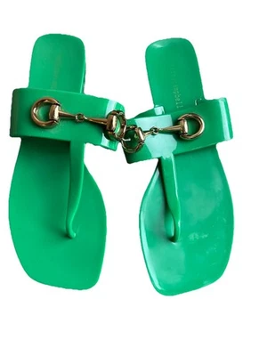 Sandalias sin cordones informales Jeffrey Campbell A Lil Bit talla 8 verdes Foto 1 de 4