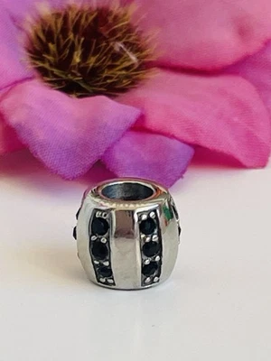 Charm Morellato Con Cristalli Nero Linea Drop - Immagine 1 di 4