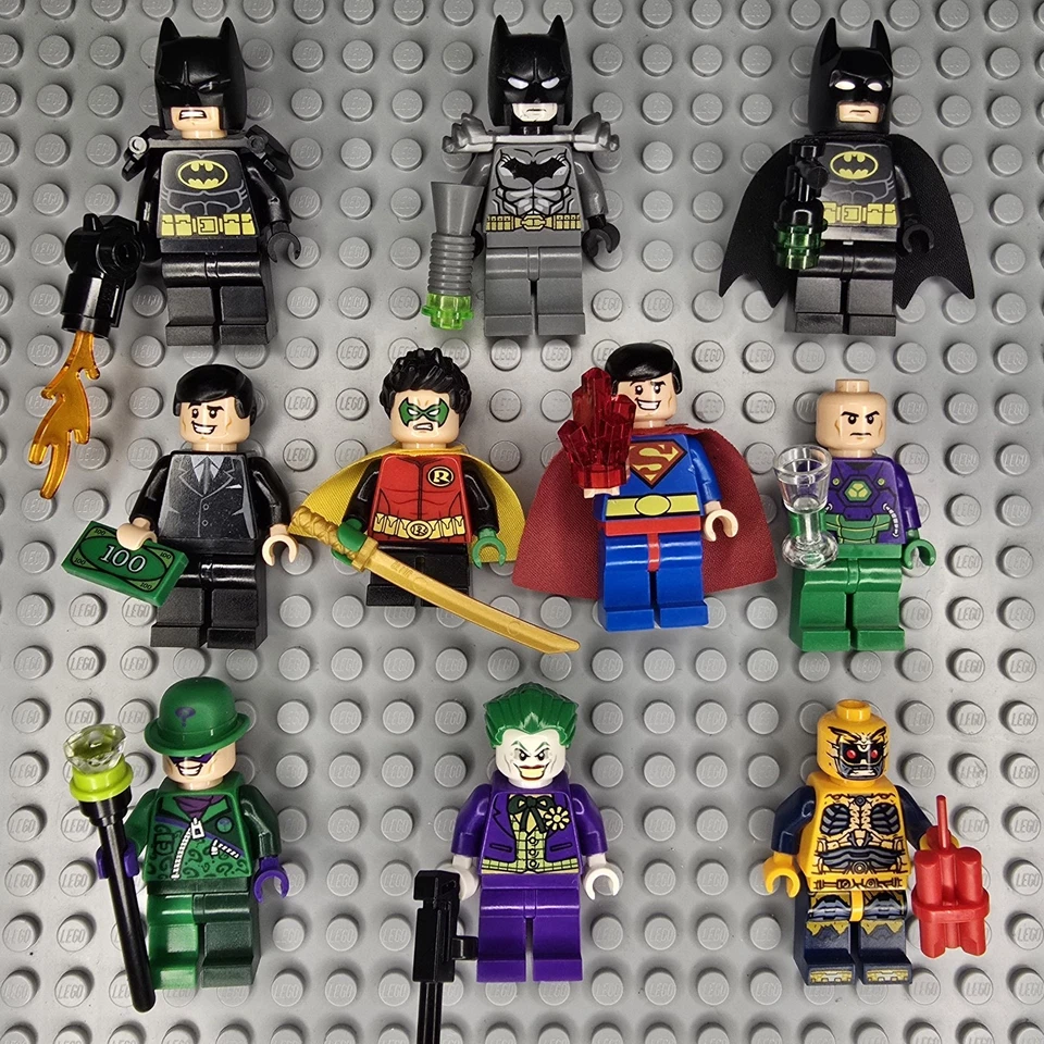 Lego DC Super Heroes Minifigures Lot and Accessories - Image 1 of 1