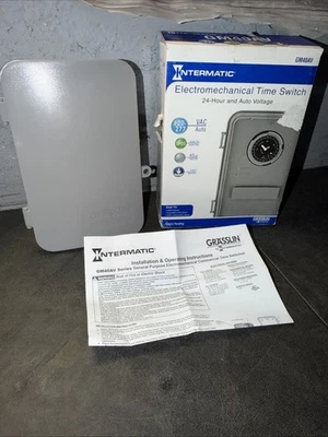 Temporizador electromecánico Intermatic Gm40av, 24 horas, 3R, 40A Foto 1 de 4