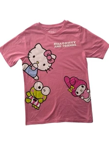 Hello Kitty And Friends Pink T-Shirt Girl( NEW) - Picture 1 of 7