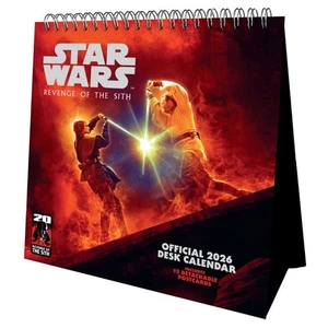 STAR WARS CLÁSICO 2026 POSTAL CABALLETE ESCRITORIO CALENDARIO - Imagen 1 de 6