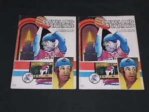 Cleveland Indians Program Magazine - 1975 - GROSSES Lot - Vintage - NIEDRIGER Preis - Bild 1 von 2