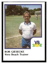 Rob Giesecke 1986 ProCards Vero Beach Dodgers #7 Los Angeles Dodgers