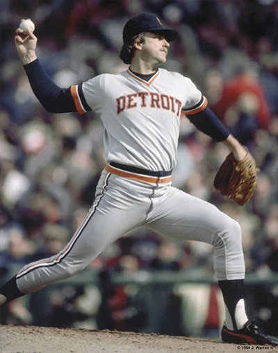 MILT WILCOX DETROIT TIGERS 8X10 PHOTO - Image 1 of 1