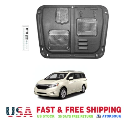 For 2011-2017 Nissan Quest Under Engine Lower Cover Splash Shield Mud Guard - Image 1 of 4
